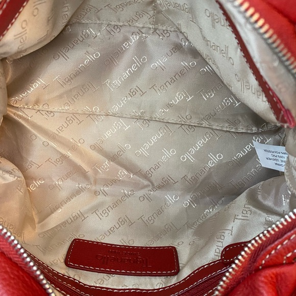 EUC Tignanello Red Leather bag - Picture 11 of 15